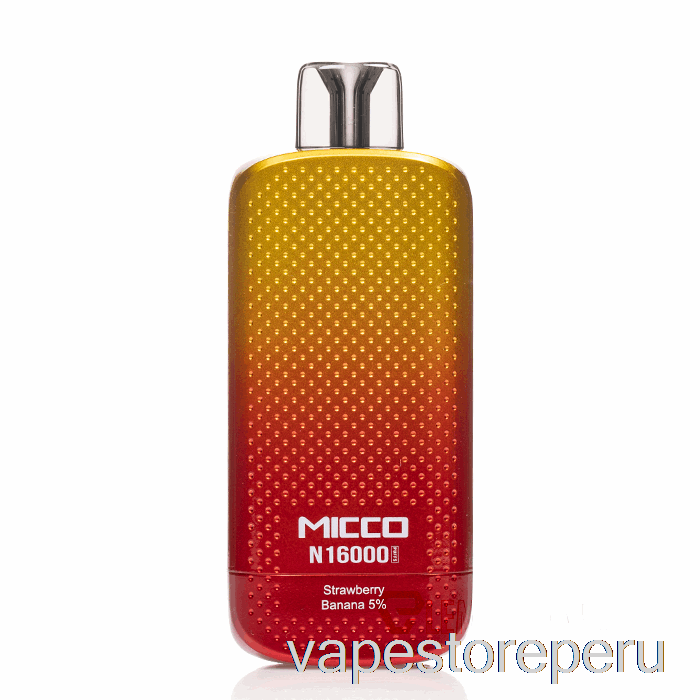 Vape Smoke Horizontech Micco N16000 Desechable Fresa Plátano